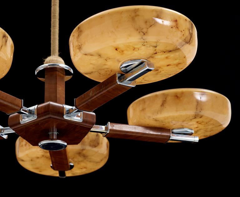 TAKLAMPA, art deco, 1920-30-tal. Höjd ca 46cm.