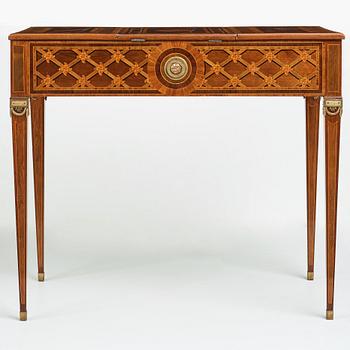 A Gustavian dressing table by Gottlieb Iwersson ca 1780 (master in Stockholm 1778-1813), not signed.