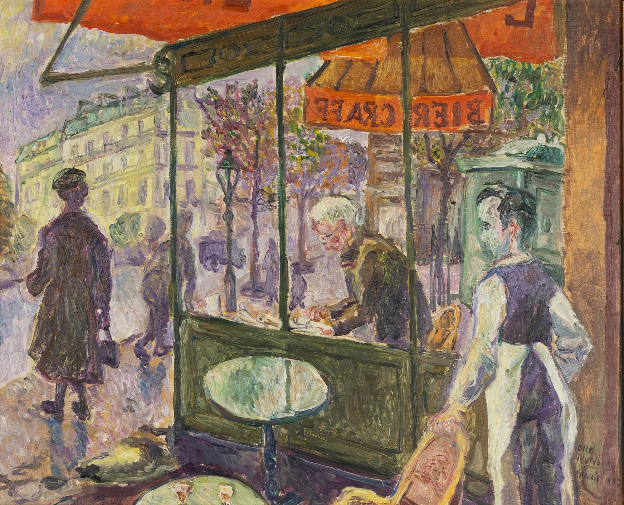 Olle Nordberg, Gatuscen i Paris.