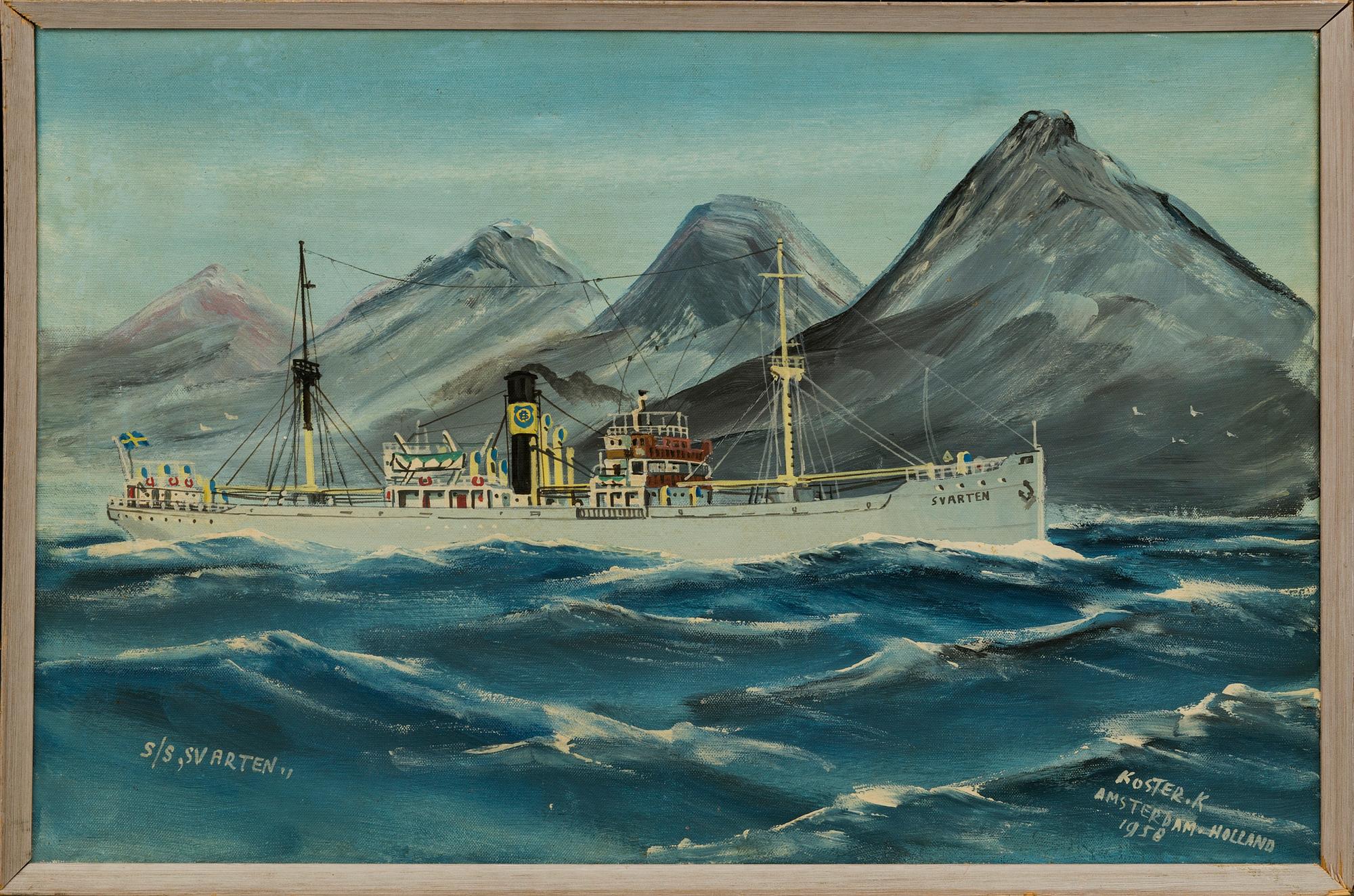 KLAAS KOSTER, signed painting.