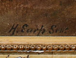 HENRY EARP d.ä., akvarell, signerad.