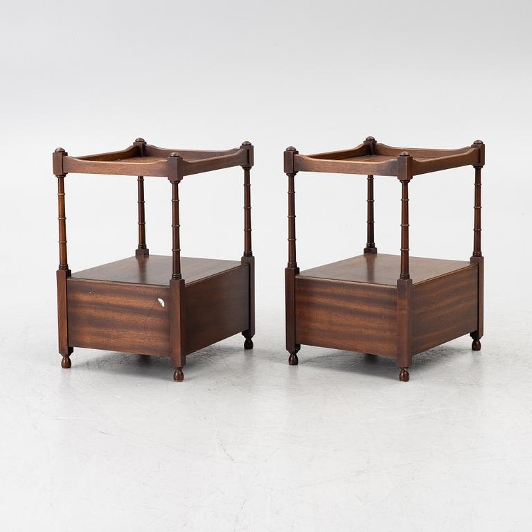 Sidobord, ett par, 19800-talets andra hälft.