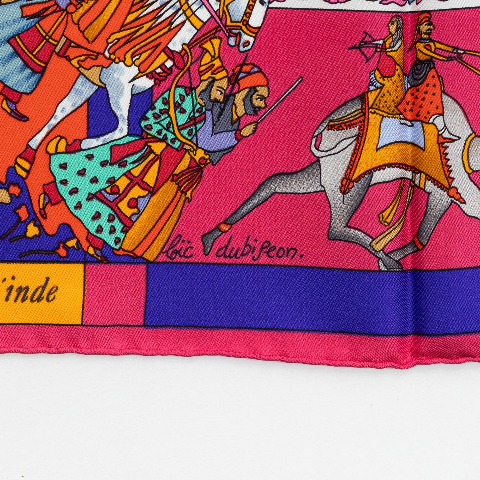 Hermès, scarf, "Fantasies Indiennes".