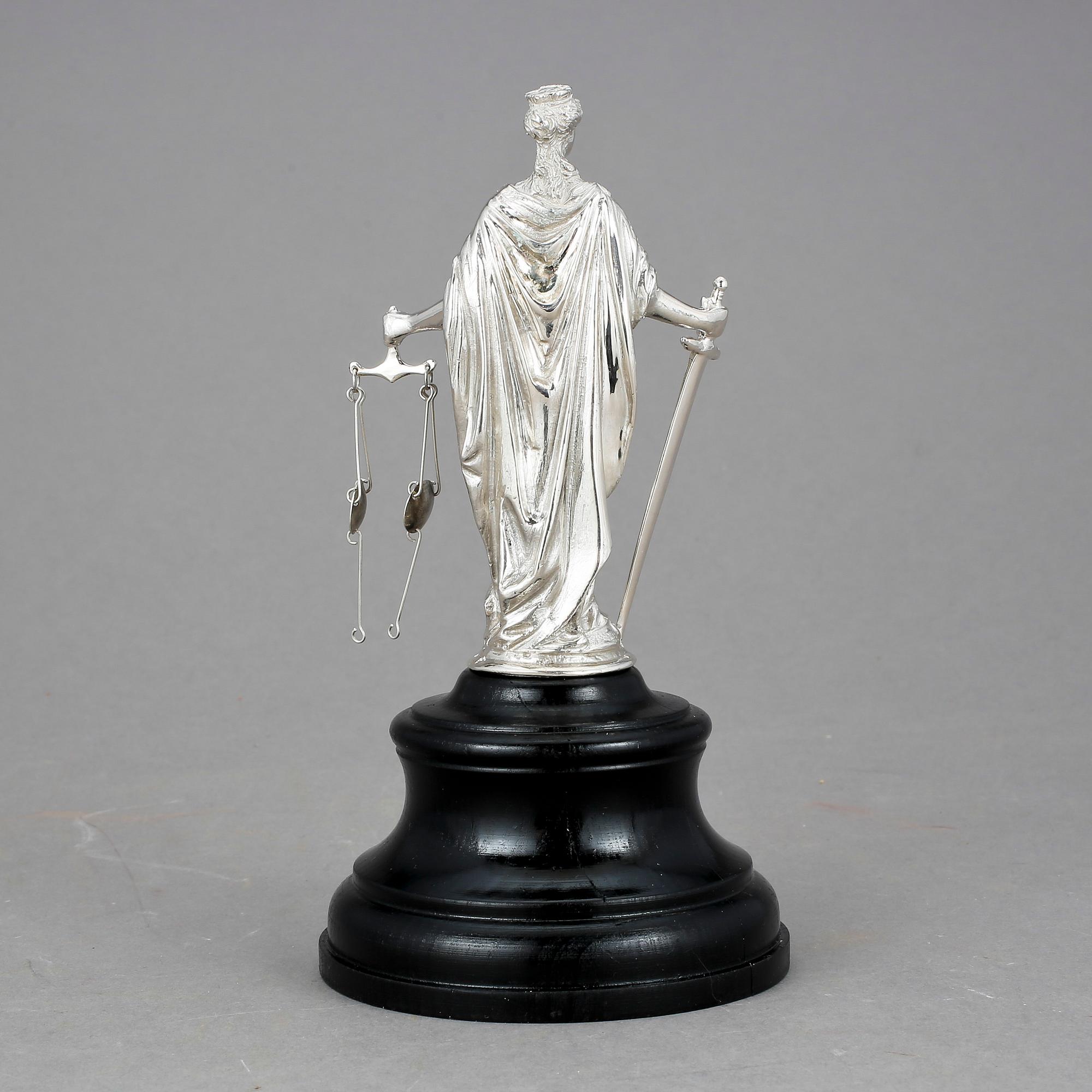 SKULPTUR, silver, Österrike/Ungern, 1900-talets början.