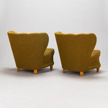 Fåtöljer, ett par, 1900-talets mitt.