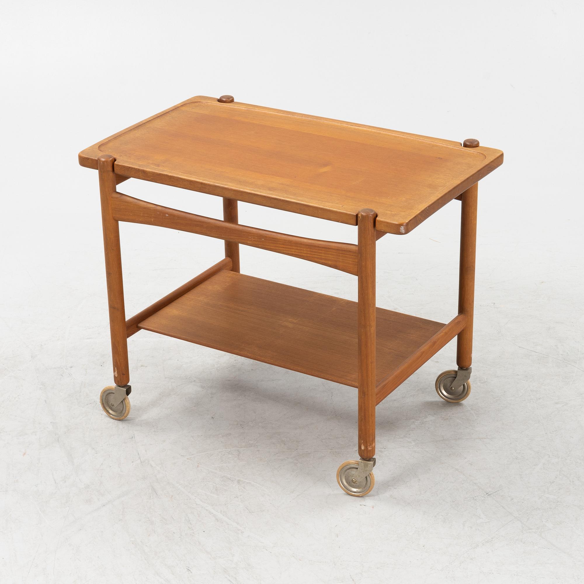 Hans J Wegner, serveringsvagn, Andreas Tuck, Danmark, 1900-talets mitt.