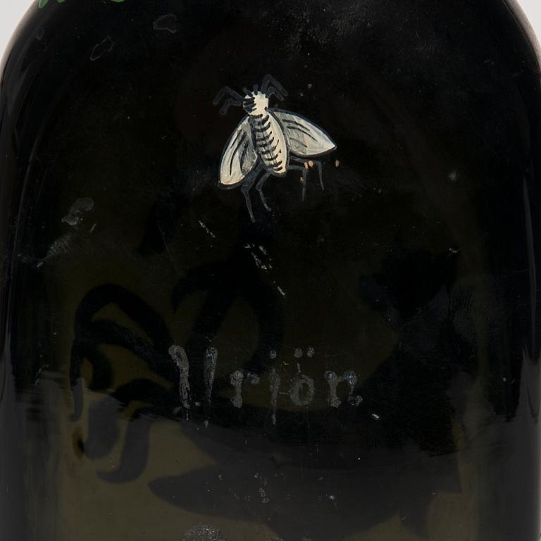 FLASKA, glas, 1800-tal.