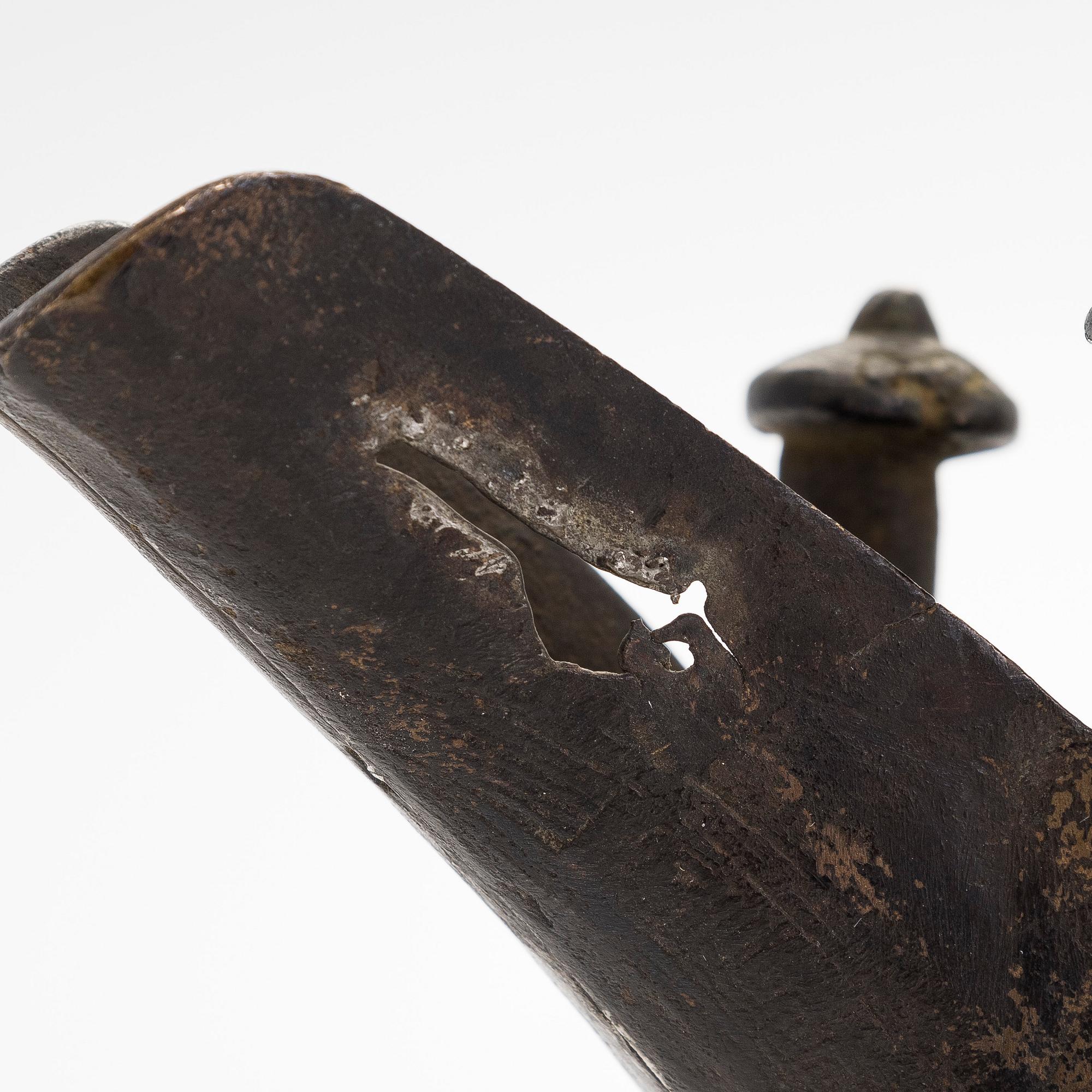 A jue bronze vessel, late Qing dynasty.