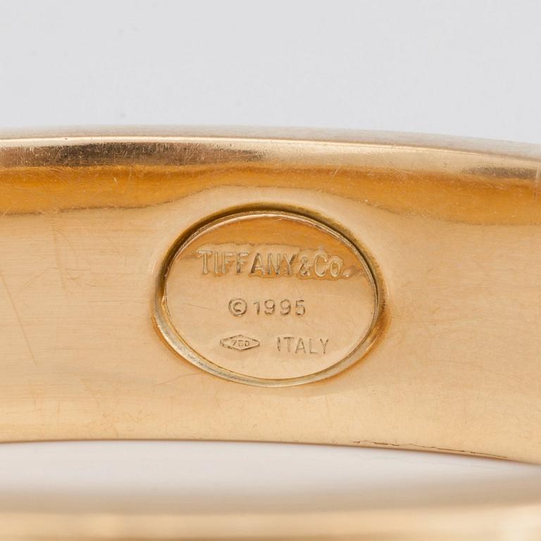 A Tiffany & co gold bracelet.