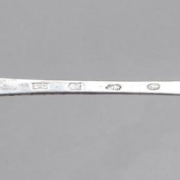 RAGUSKEDAR, ett par, silver, Dublin 1700/1800-tal. Tot ca 247 gram.