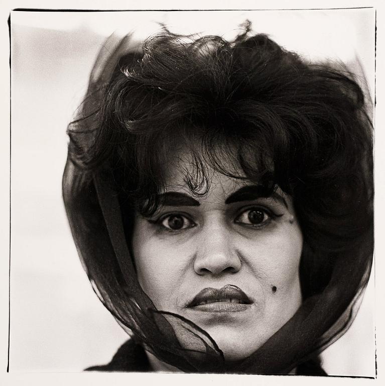 Diane Arbus, "Puerto Rican Woman with a Beauty Mark, NYC, 1965".