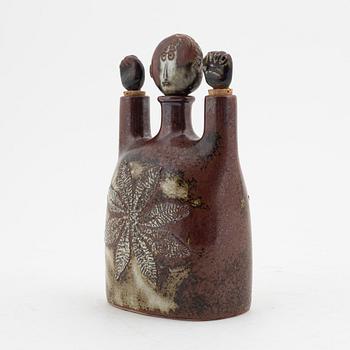 Stig Lindberg, a stoneware bottle, Gustavsberg Studio, signed.