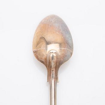 Table spoons, silver, 6 pcs, Mary Chawner (1834-1840), London, England.