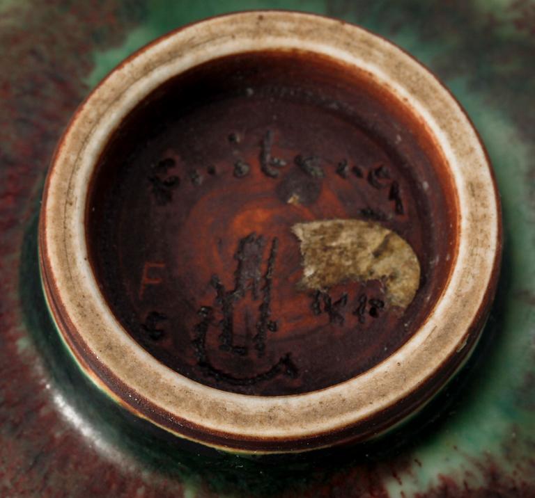 SKÅLAR, 2 st, stengods, Berndt Friberg, Gustavsberg.