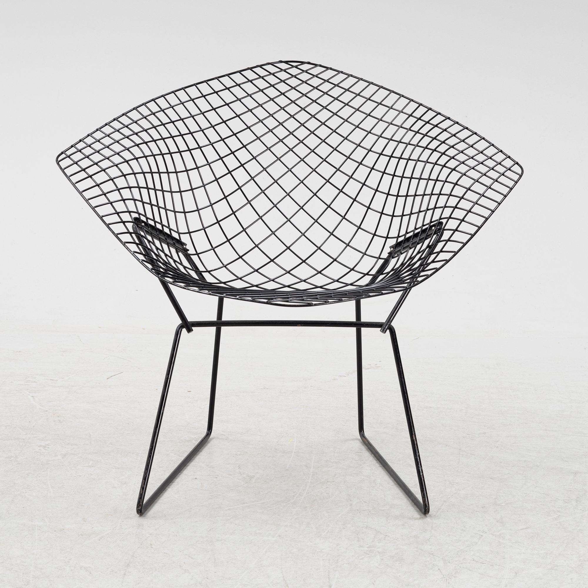 A 'Diamond Chair' by Harry Bertoia, second half of the 20th Century.