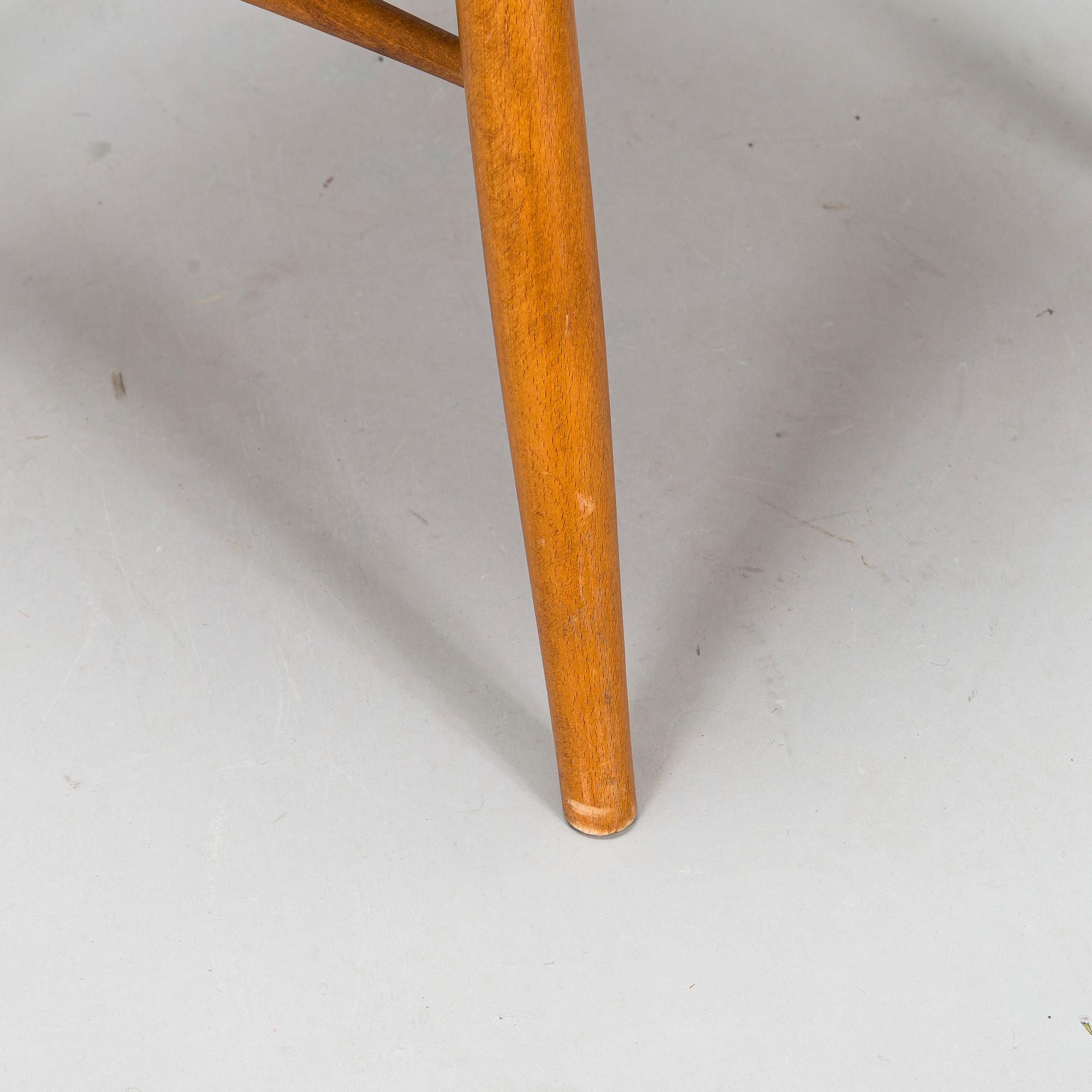 A set of six mid 20th century chairs.