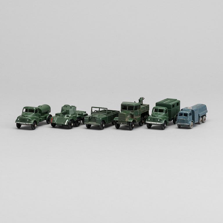 LESNEY MATCHBOX SERIES, 6 st, bland annat Landrover RW 12B-2.