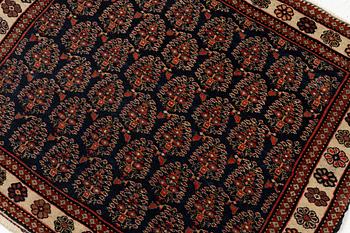 Matta/Kudde. Afshar ca 77 x 66 cm.