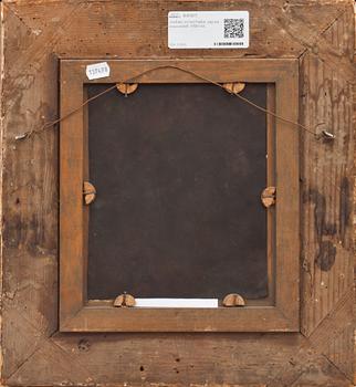 OKÄND KONSTNÄR, olja på kopparplåt. 1700-tal.