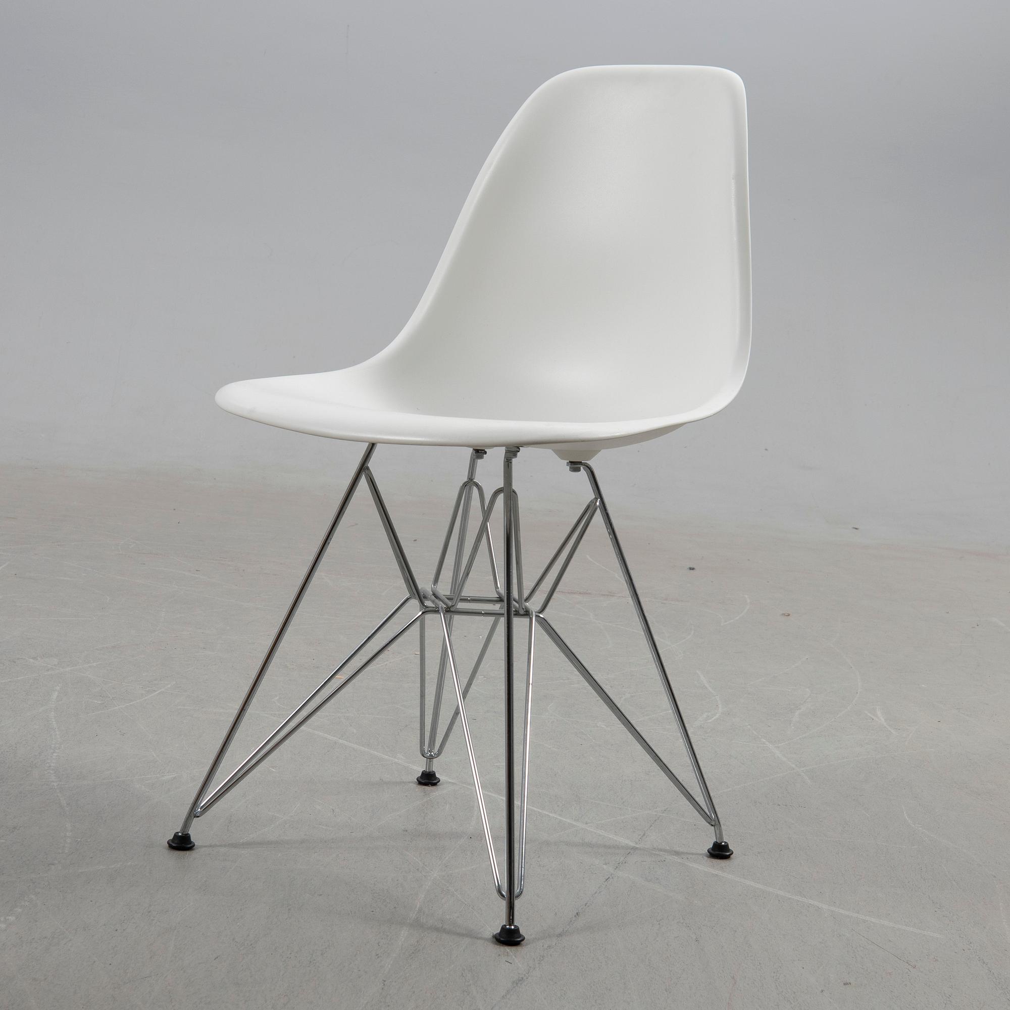 Charles & Ray Eames, chairs, 6 pcs, "Plastic chair DSR", Vitra, 2016.