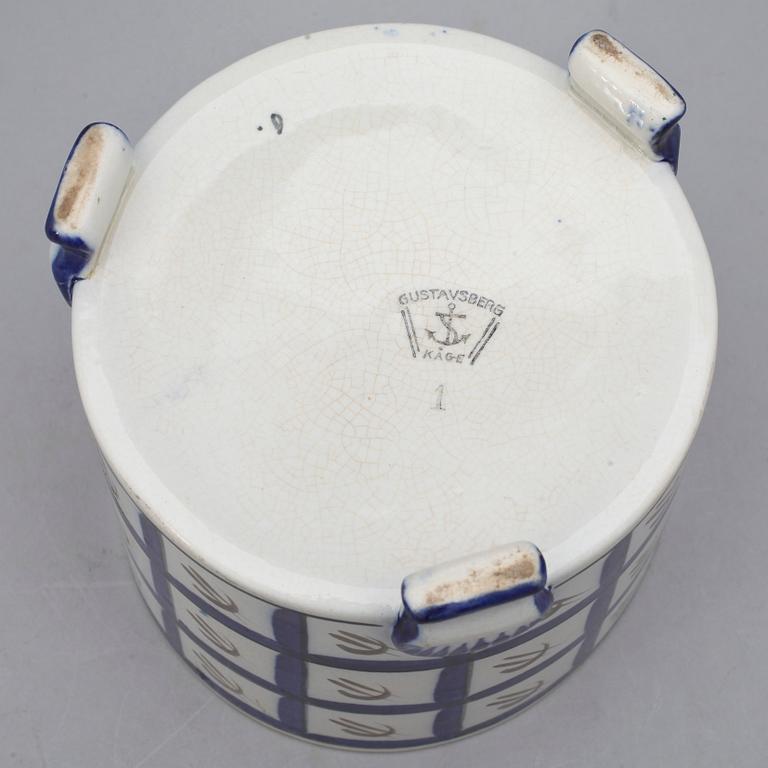 YTTERFODER, flintgods, Wilhelm Kåge, Gustavsberg, 1920-tal.