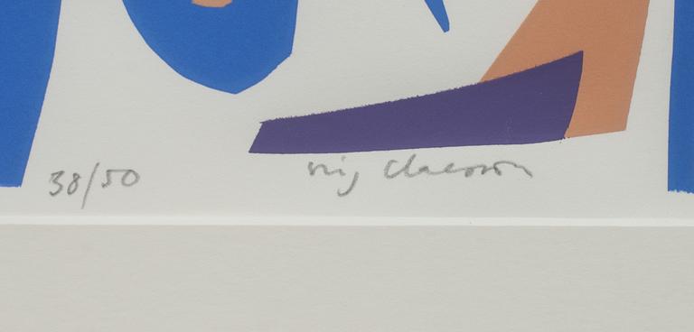 STIG CLAESSON (SLAS), färgserigrafi, signerad och numrerad 38/50.