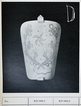 Fritz Kurz, vägglampetter 3 st., modell "KD996/1", Orrefors, 1950-tal.