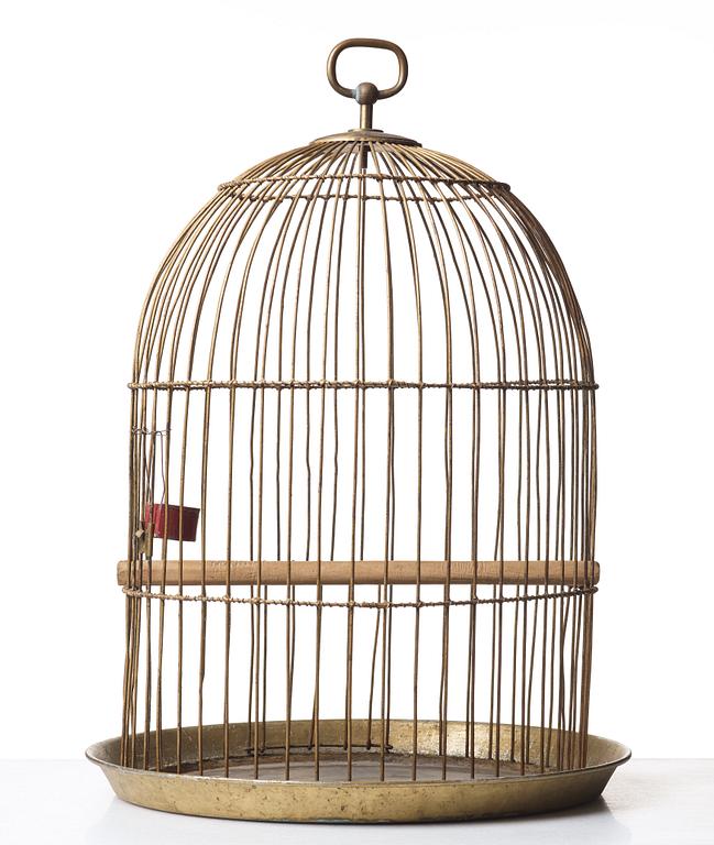 Firma Svenskt Tenn, fågelbur, 1900-talets förra hälft, proveniens Estrid Ericson.