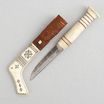 Nikolaus Fankki, a knife, signed.