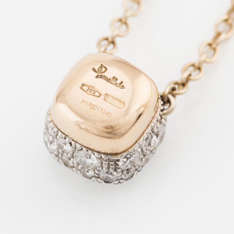 Pomellato, necklace, "Nudo", 18K gold with brilliant-cut diamonds.