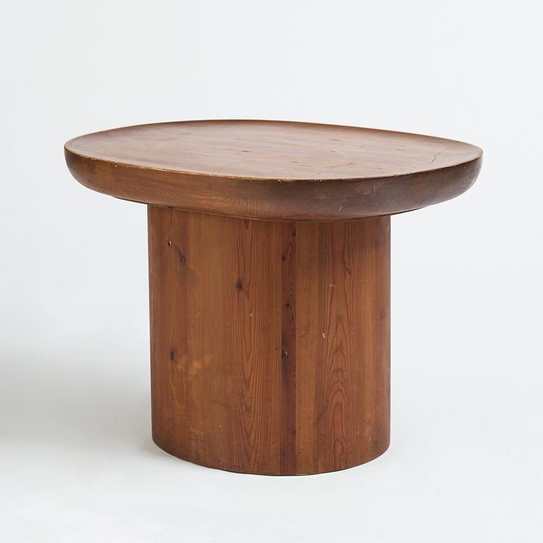 Axel Einar Hjorth, a stained pine 'Utö' table, Nordiska Kompaniet, Sweden 1930s.