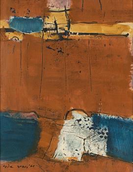 Endre Nemes, mixed media on paper, signed and dated -60.
