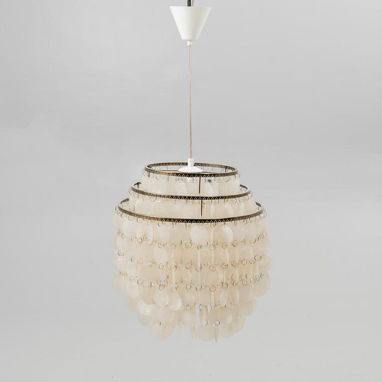 Shell lamp, 1970s.