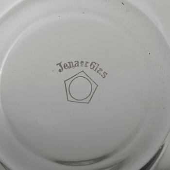 WILHELM WAGENFELT, 36 delar till teservis, delar, för Jenaer Glaswerke, Jena.