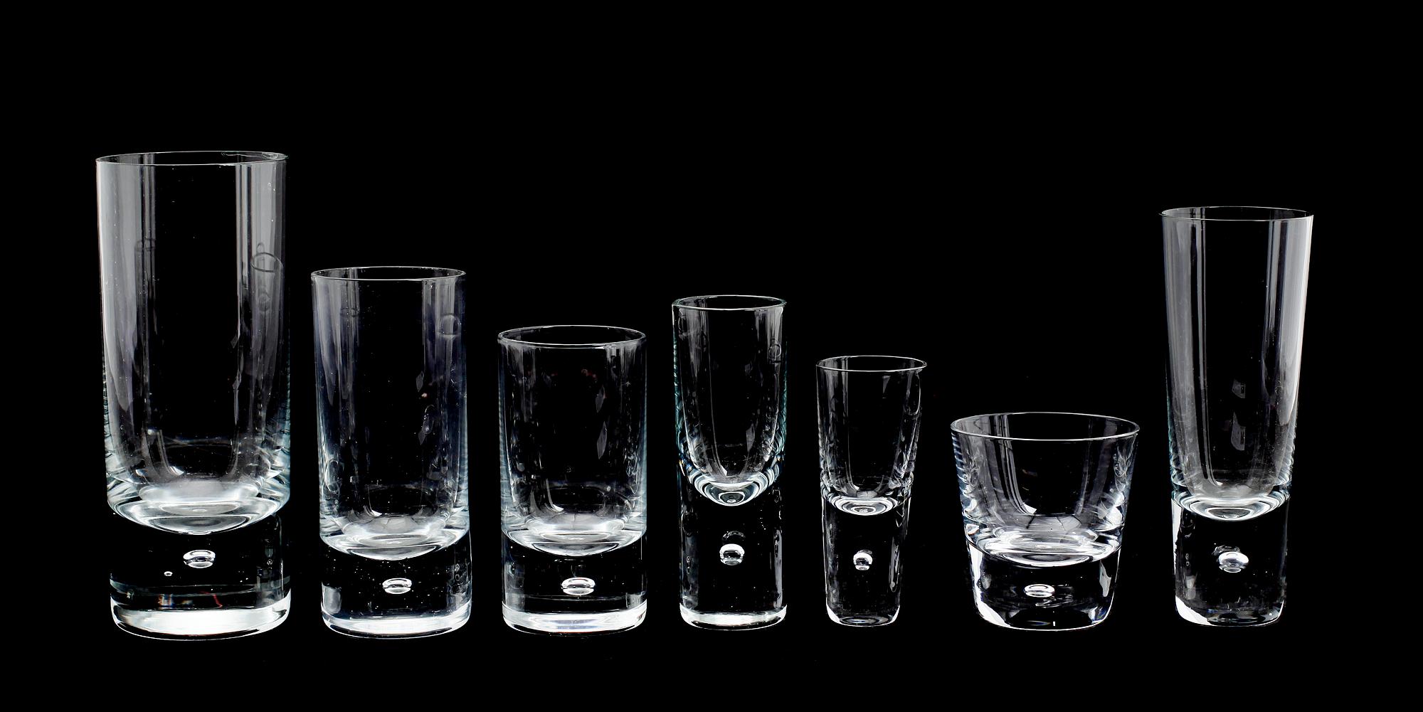 SERVISGLAS, 103 delar, "Pippi", Walter Hickman, Kosta.