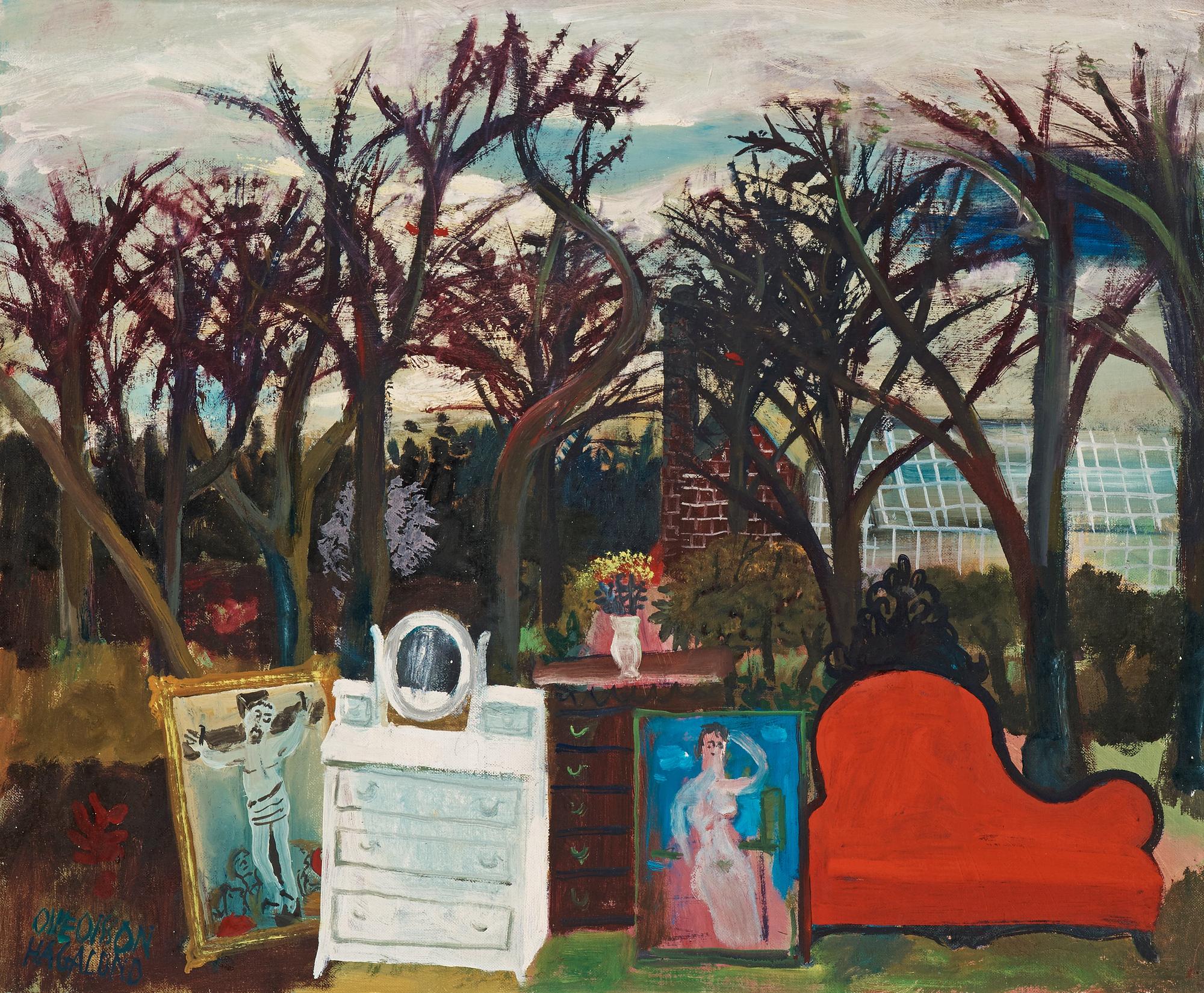 Olle Olsson-Hagalund, "Utflyttning".