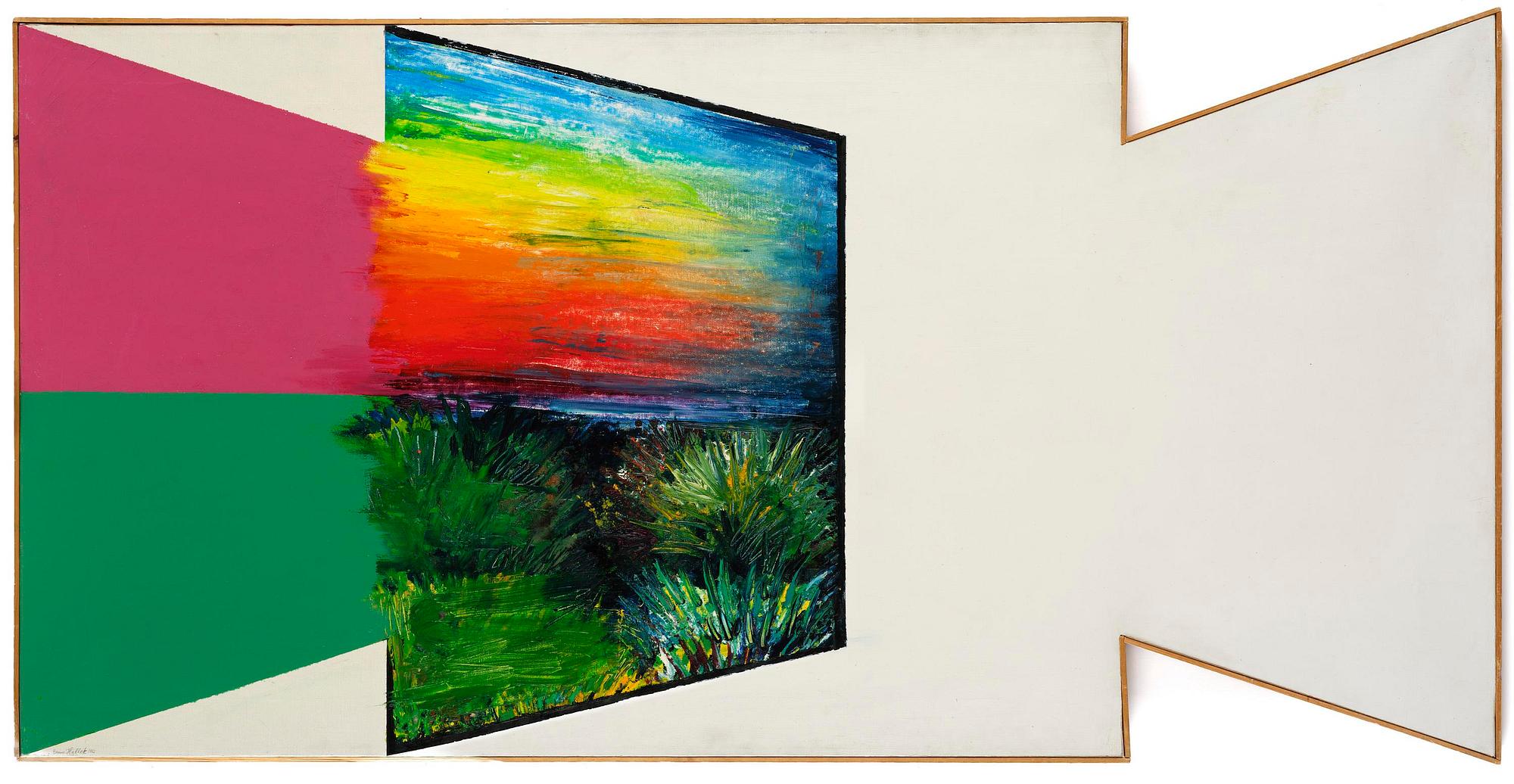 Enno Hallek, "Solnedgång som lyssnar".