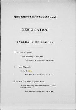 Hugo Salmson, "Les orphelins, à Scane (Suède)” (The Orphans).