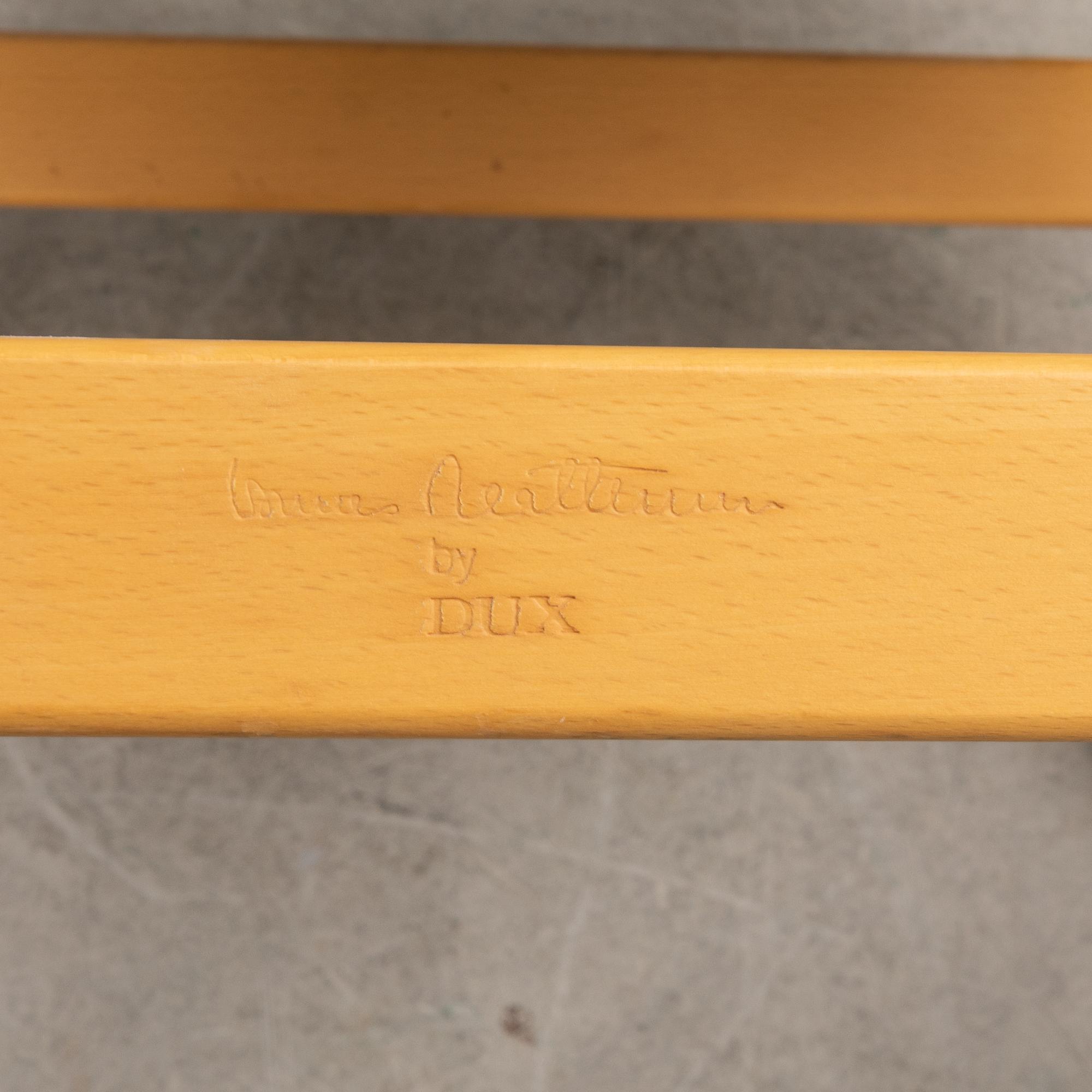 Bruno Mathsson, Fåtöljer/Karmstolar ett par, "Eva" Firma Karl Mathsson sent 1900-tal.