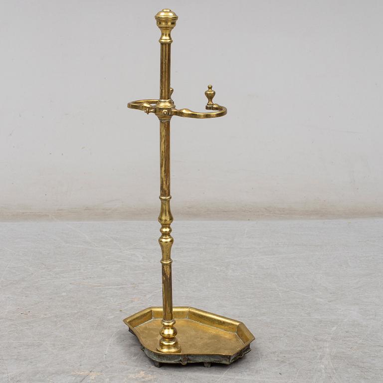 A 19th century bronze umbrella stand.