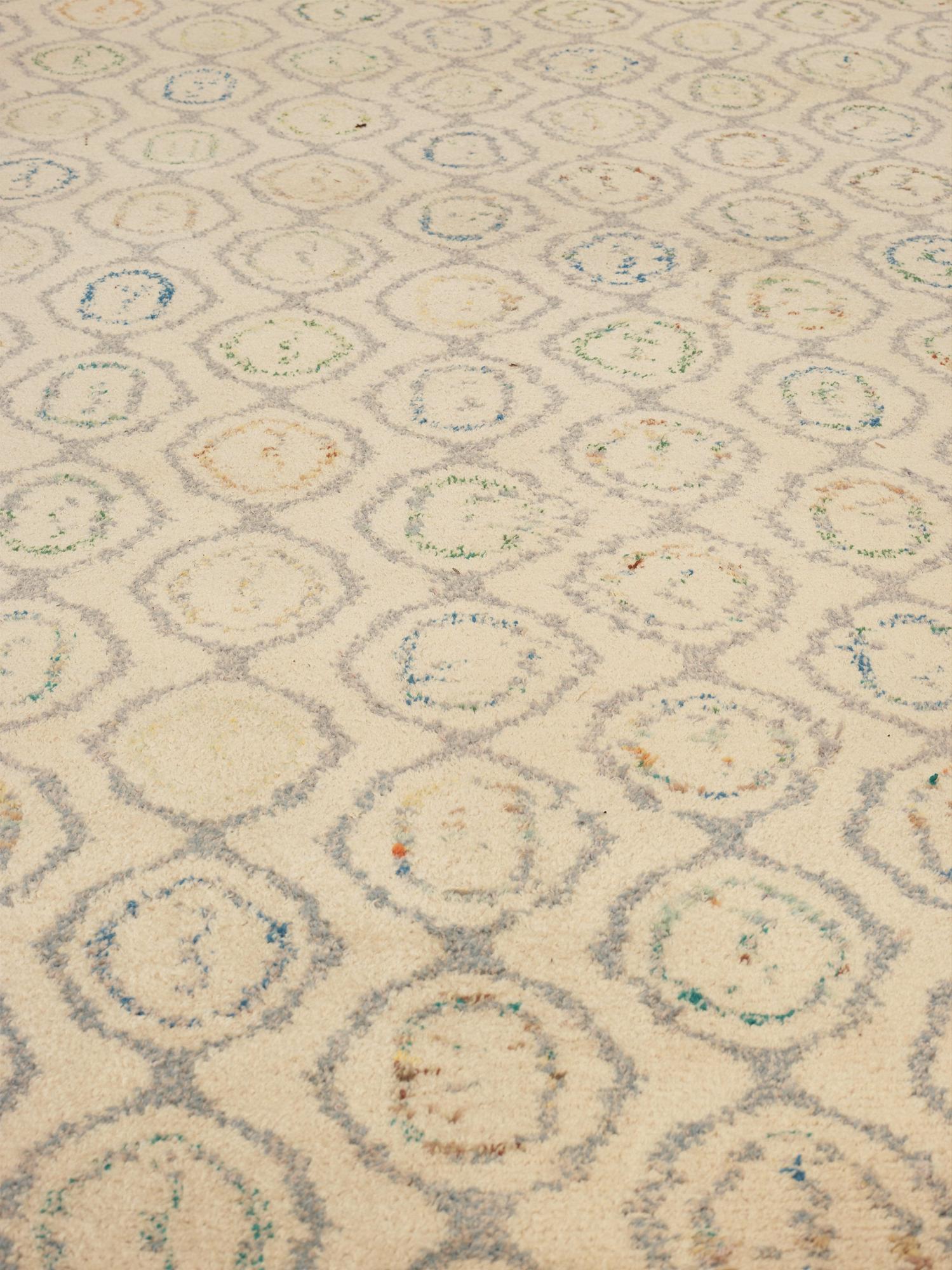 CARPET. "Lökar". Knotted pile. 324 x 185,5 cm. Signed and dated IH 53 at the back.