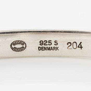 Vivianna Torun Bülow-Hübe, sterling silver bangle, for Georg Jensen.