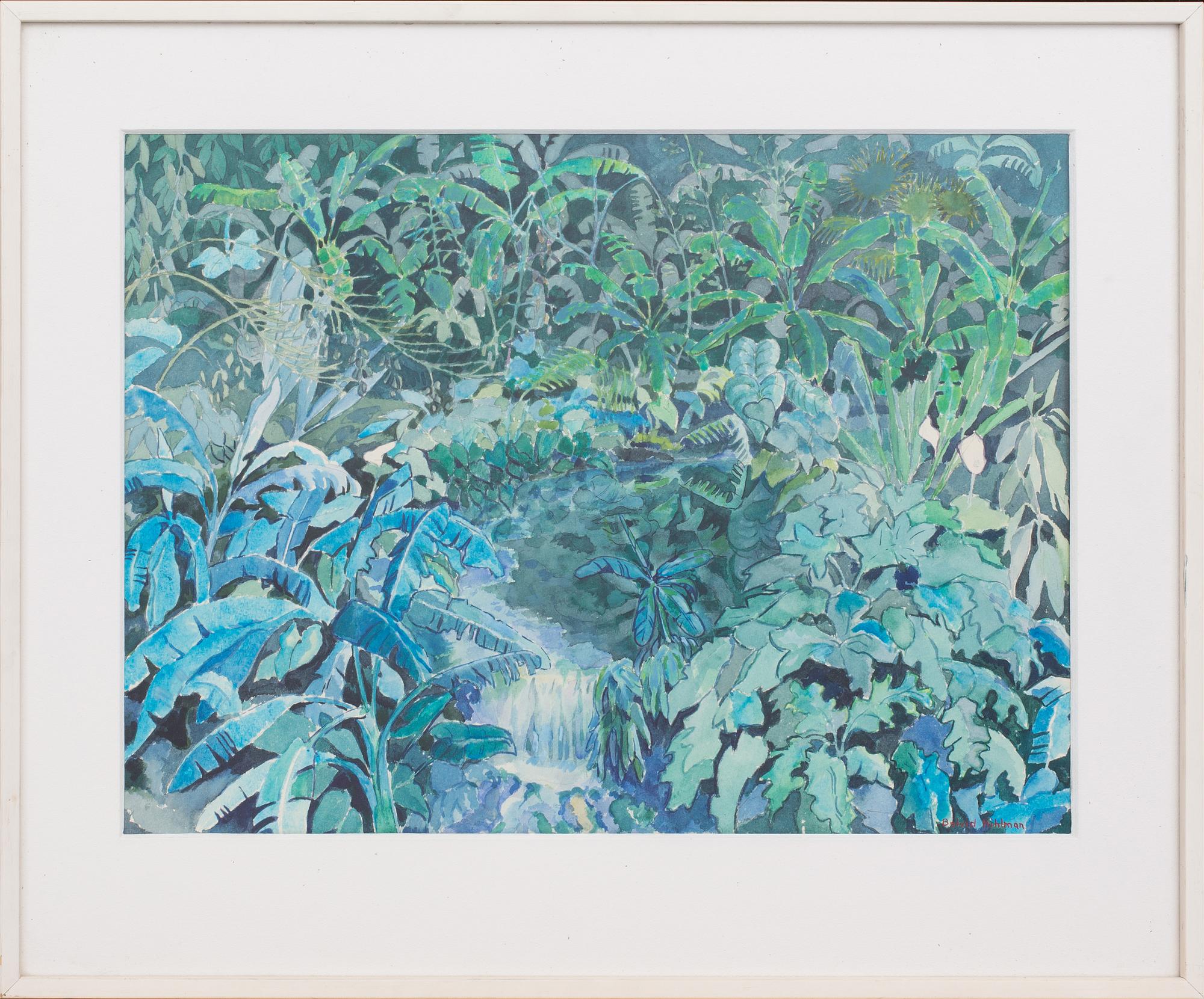 A WATER COLOUR BY BOTVID KIHLMAN,