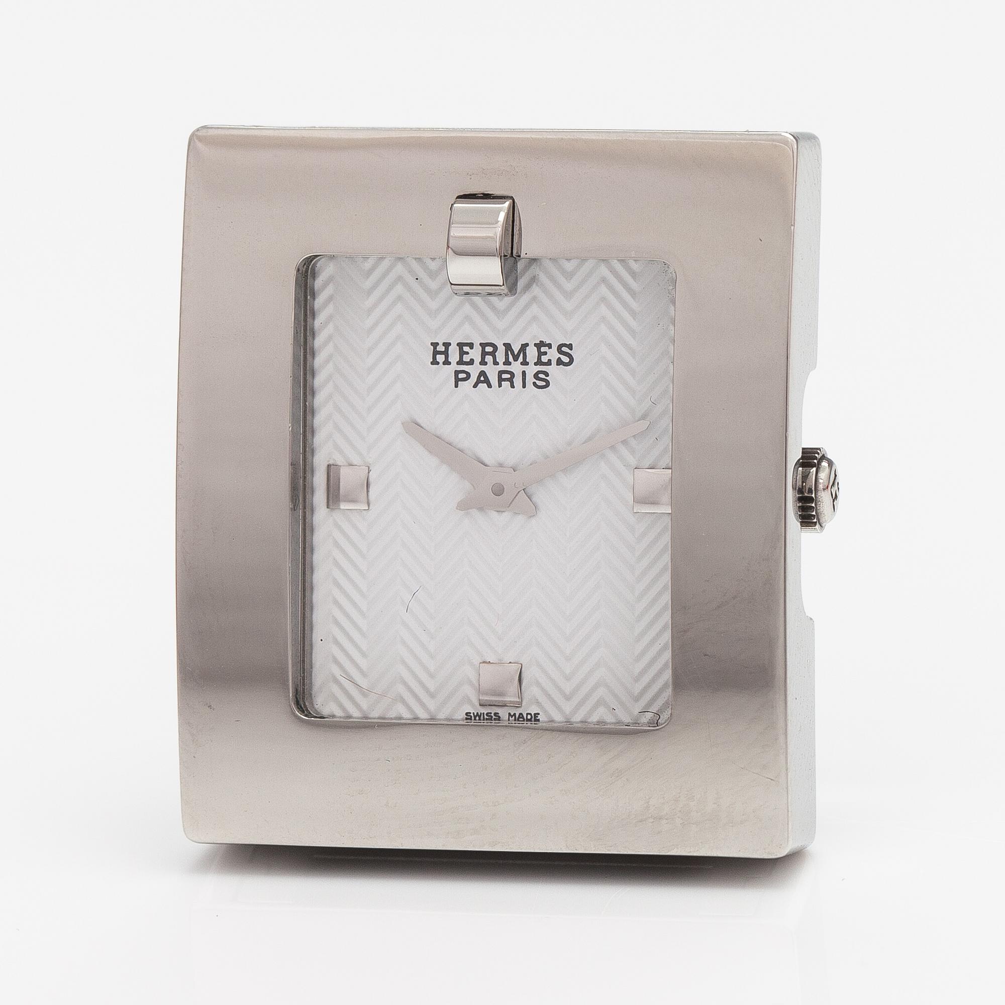 HERMÈS, Belt, wristwatch, 26 x 30 mm.