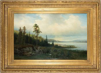 Theodor Billing, Lake Landscape.