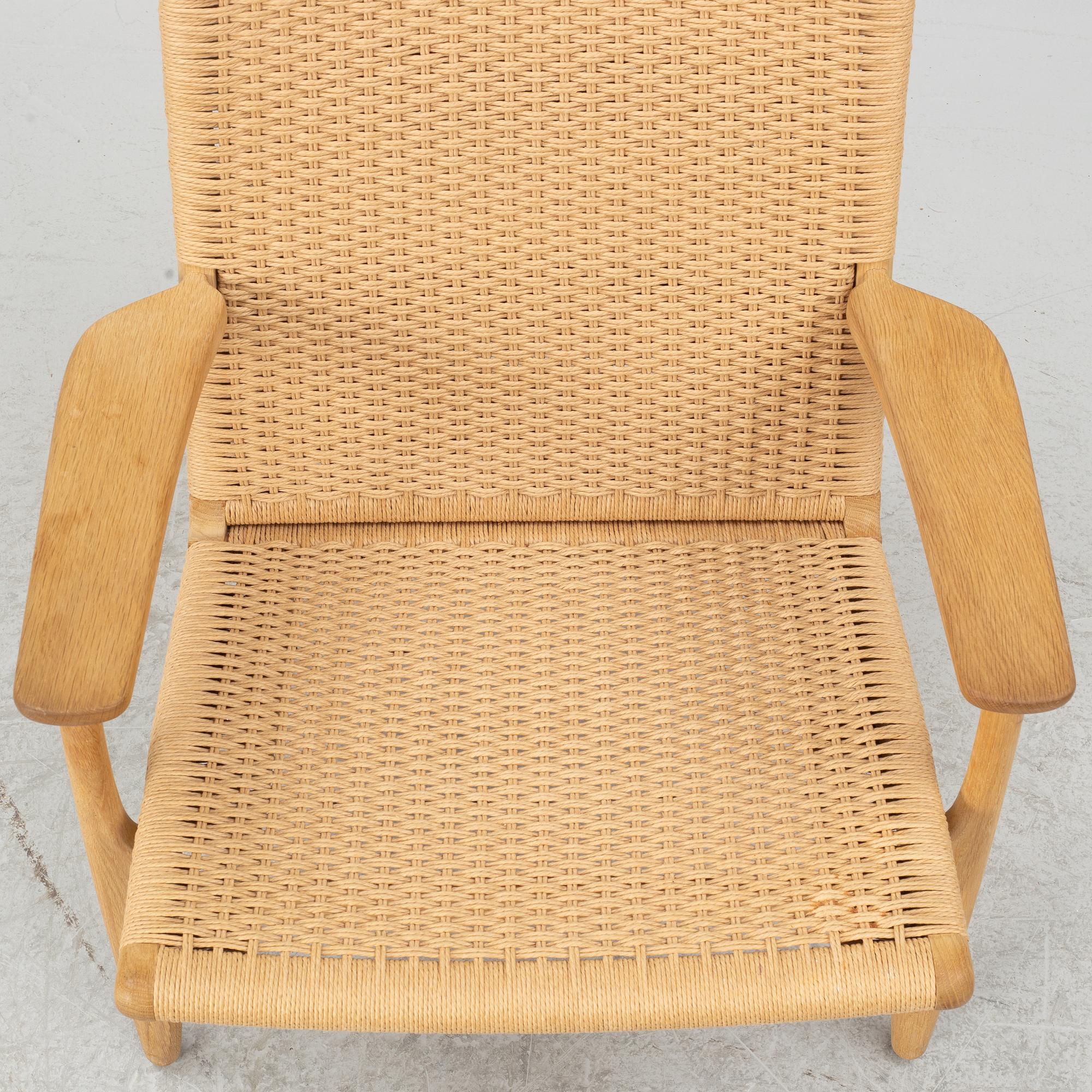 Hans J. Wegner, fåtölj, "CH25", Carl Hansen & Son, Danmark.