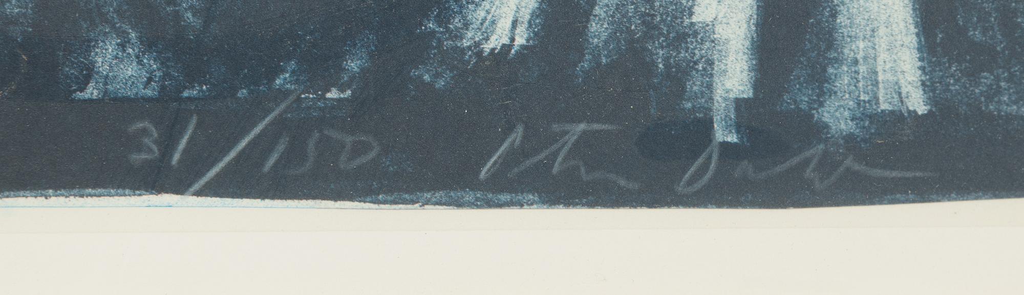 Peter Dahl, lithograph, signed and numbered 31/150.