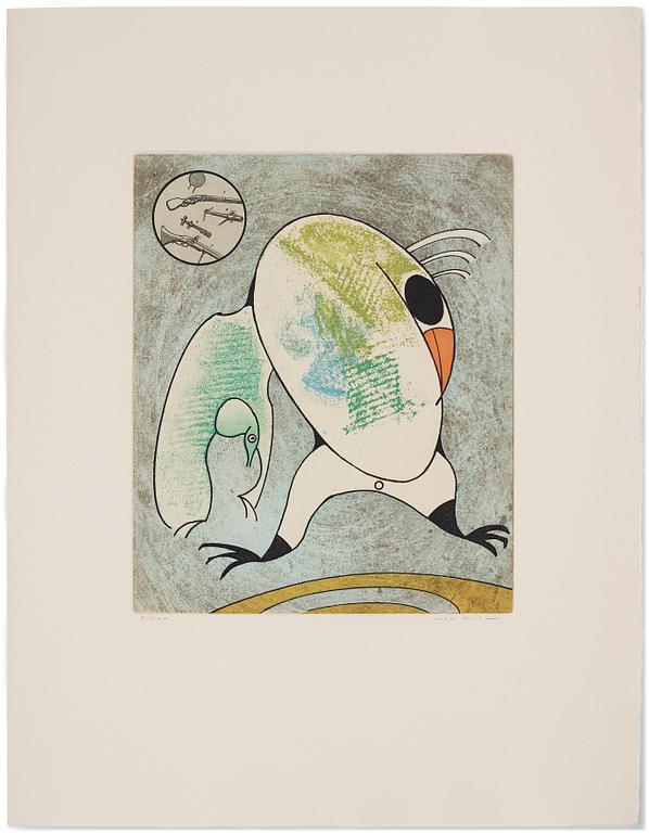 Max Ernst, "Oiseaux en Péril".