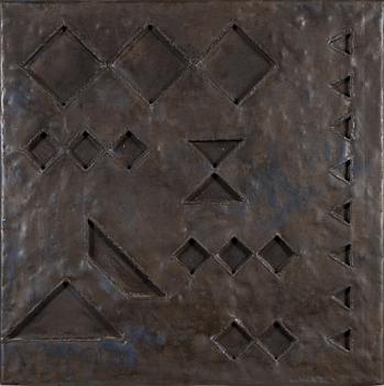 HEIMO VIROLAINEN, relief, iron, signed and dated 1973.