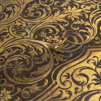 A Boulle style desk, second half of the 19th Century.